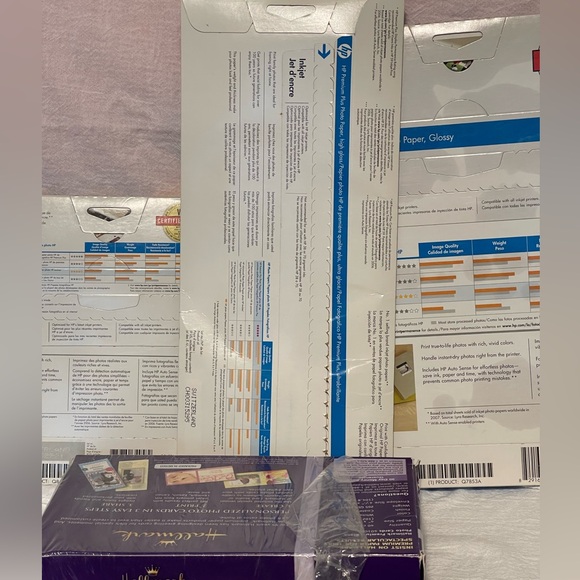 HP Inkjet Photo Paper and Hallmark 4x8 Photo Card Set Bundle New unopened - Picture 7 of 8